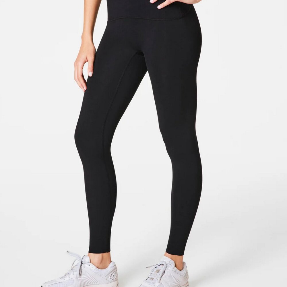 SPANX Booty Boost Full Length Leggings Very Black Size L